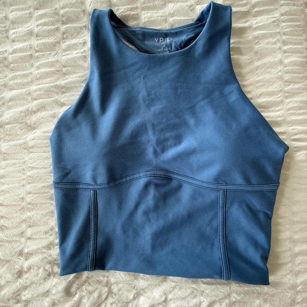 YPB Blue Curve Love tank Abercrombie